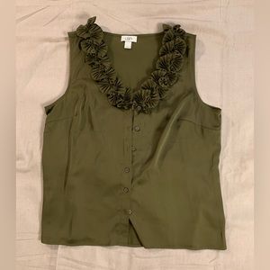 Ann Taylor LOFT Sleeveless Blouse - Size Large